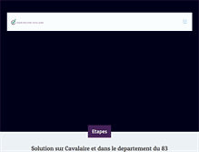 Tablet Screenshot of immobiliercavalaire.net